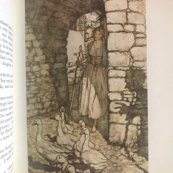 Other | Vintage Grimms Fairy Tales Arthur Rackham Color Illustrations ...
